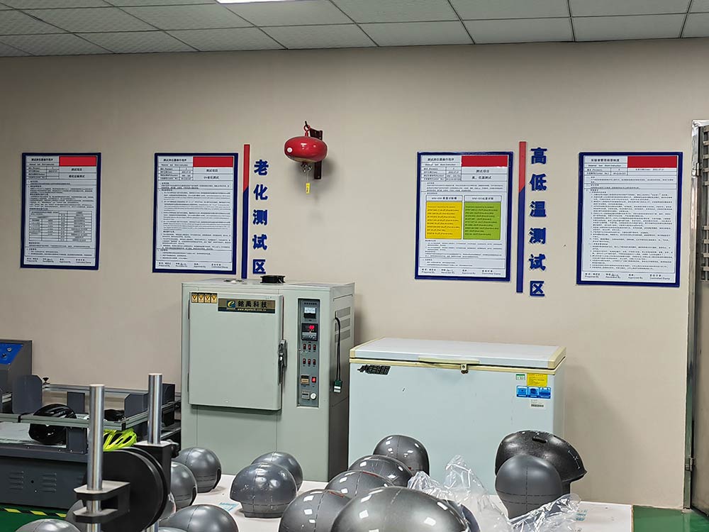 Attrezzatura da hockey Premier: laboratorio di test e impianto di produzione