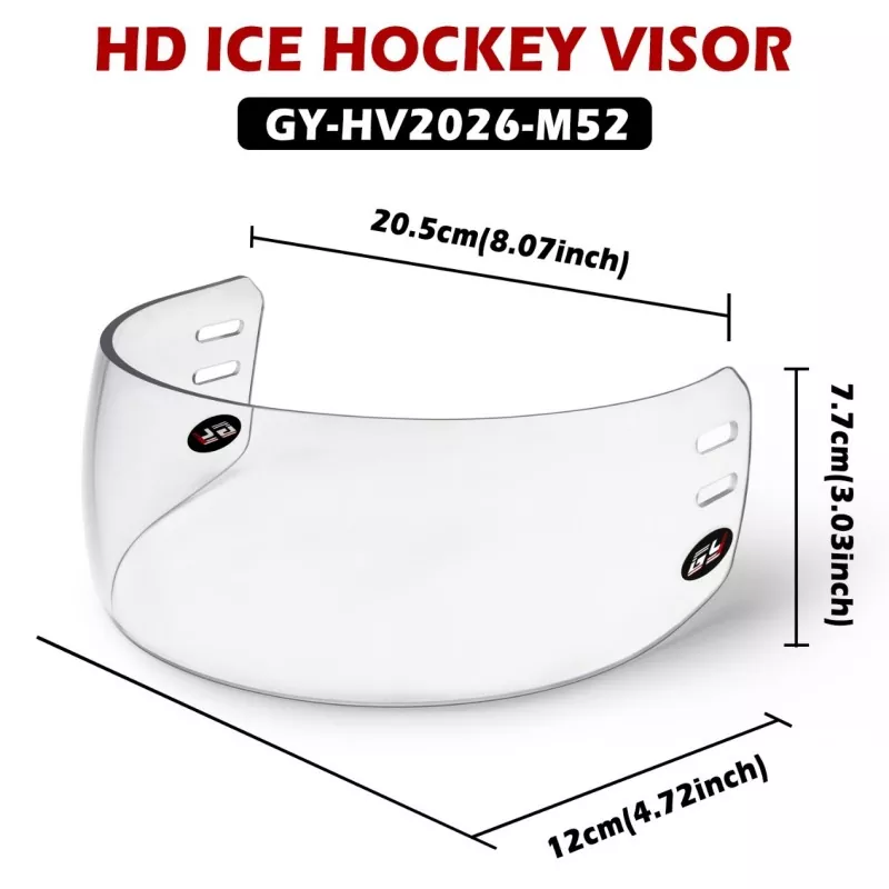 Rilascio ufficiale GYHOCKEY: la serie di visiere per hockey su ghiaccio HD 2026 ora disponibile a livello globale