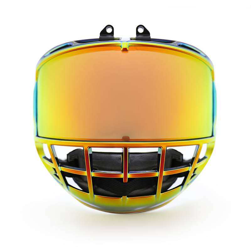 Gabbia per hockey su ghiaccio junior cromata di alta qualità e durevole per bambini in Cina con sostituzione XS