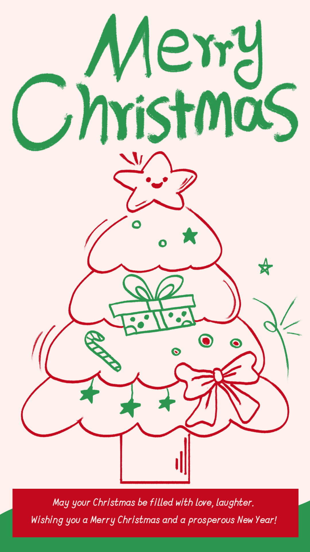 Ti auguro un Buon Natale e delle gioiose feste