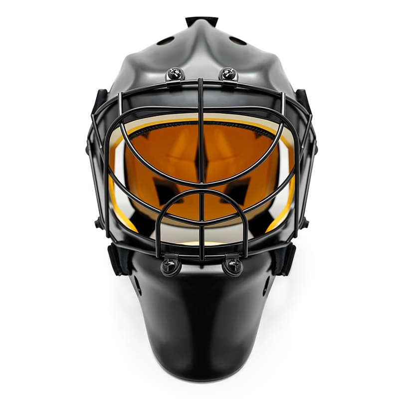 Casco da portiere per hockey su prato Cat-Eye personalizzato in acciaio inossidabile