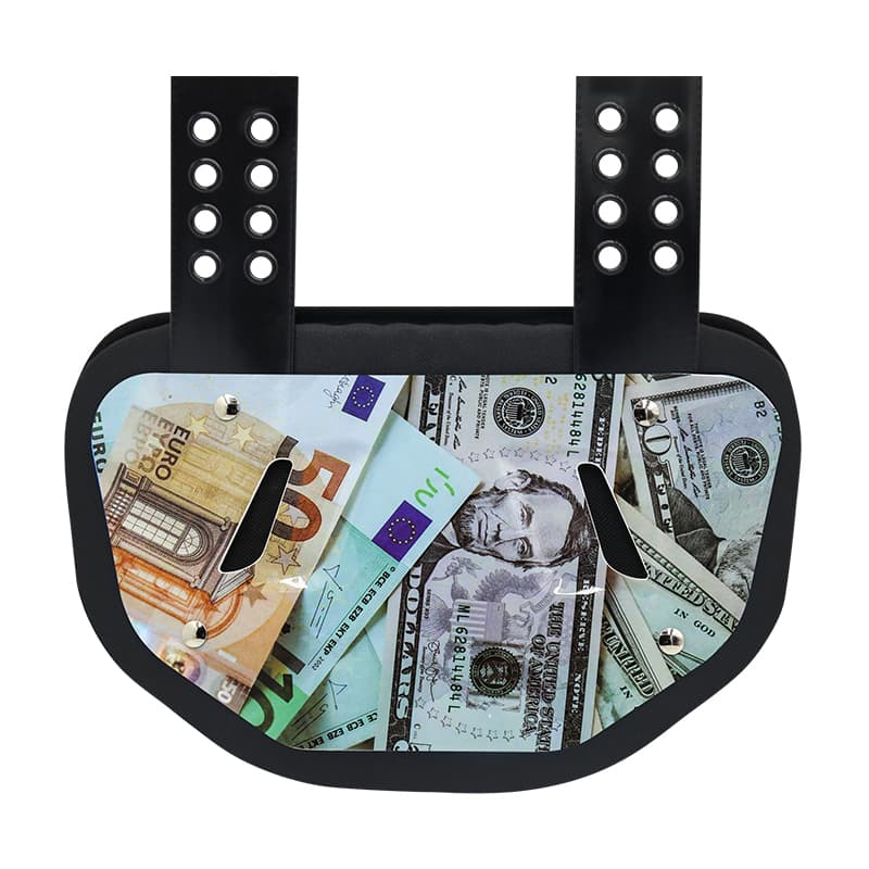 Piastra posteriore resistente agli urti da football americano: protezione della colonna vertebrale leggera e ventilata