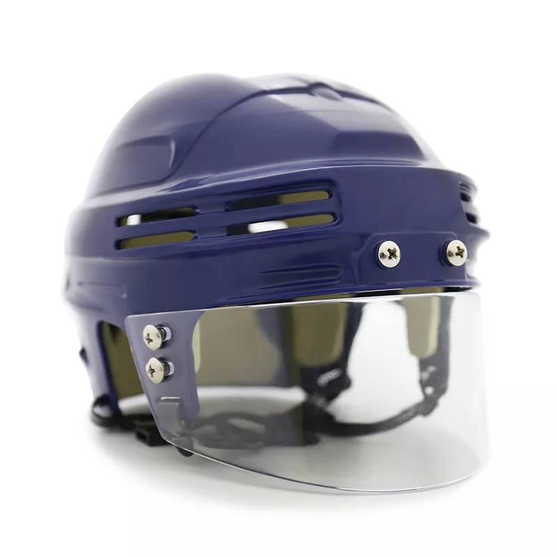 Mini casco da hockey su ghiaccio combinato con visiera