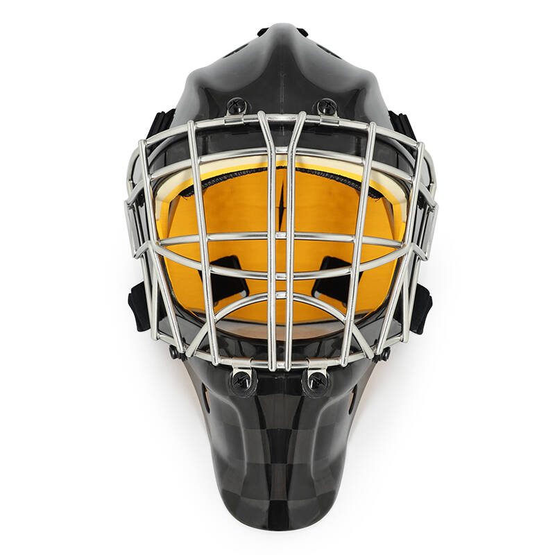 Casco da portiere da hockey su barra dritto